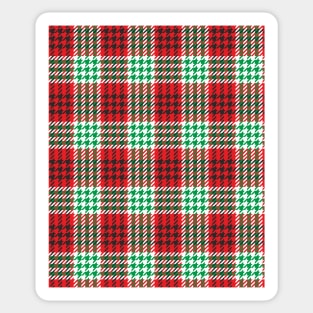 Buffalo plaid pattern Sticker